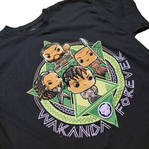 Marvel funny graphic black top tee tshirt